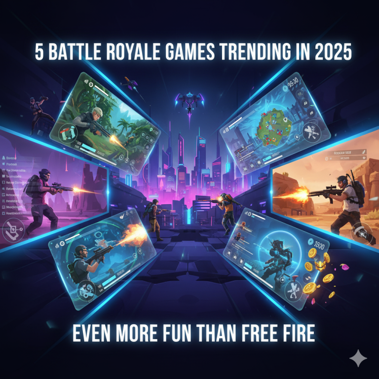 5 Battle Royale Mobile Games Trending in 2025 (Even More Fun Than Free Fire!)