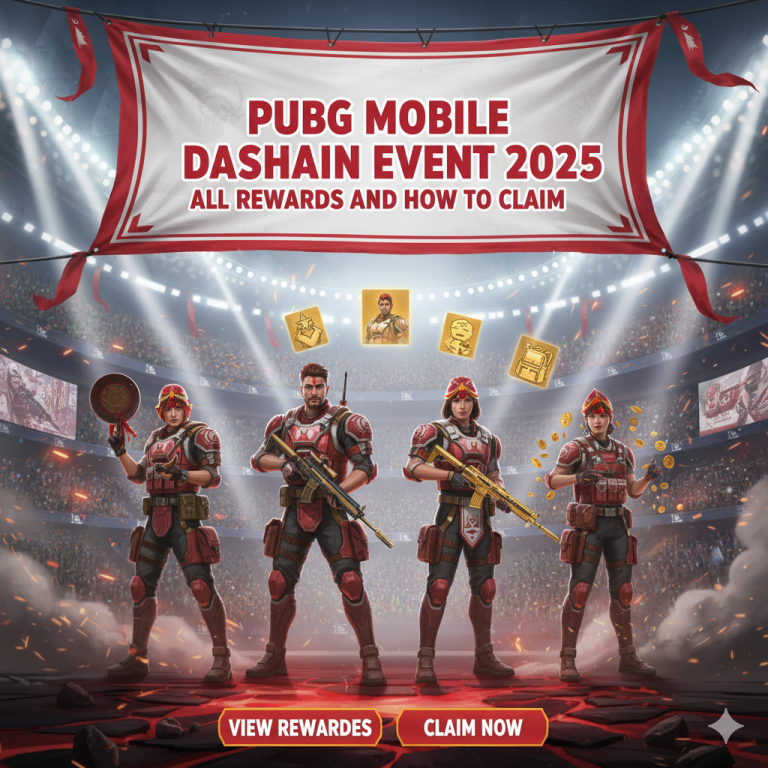 PUBG Mobile Dashain Event 2025: All Rewards and How to Claim