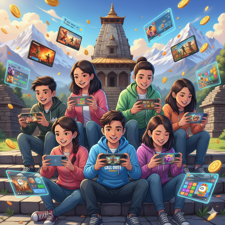 Top 10 Mobile Games Played the Most by Nepali Youth in 2025